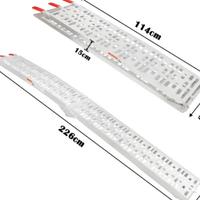 Coppia di rampe per trattorino tagliaerba 