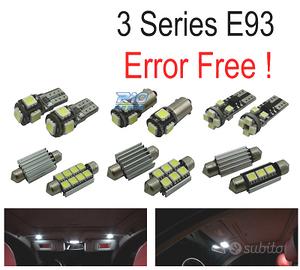 KIT 18 LAMPADE LED INTERNE BMW SERIE 3 E93 CABRIO 