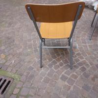 sedie vintage legno e ferro