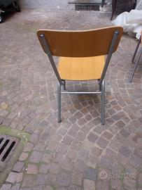 sedie vintage legno e ferro