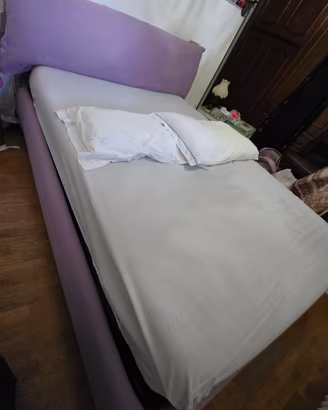 Letto contenitore alla francese  color lavanda