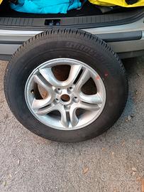 cerchio da 16.con gomma montata e stereo touch scr