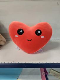 Cuscino morbido a forma di Cuore Rosso 36 cm