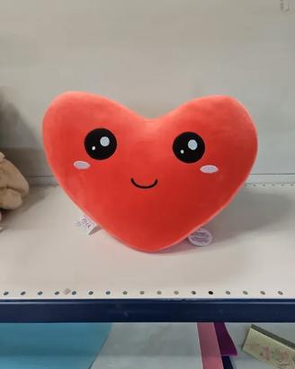 Cuscino morbido a forma di Cuore Rosso 36 cm