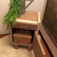 Comodino vintage shabby