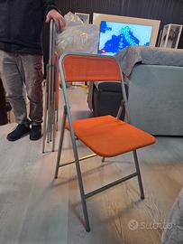 sedie pieghevoli pvc