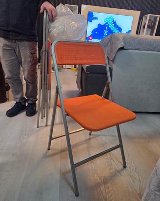 sedie pieghevoli pvc