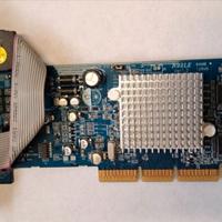 Scheda video AGP ATI RADEON 9200SE 128 Mb