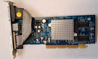 Scheda video AGP ATI RADEON 9200SE 128 Mb