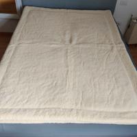 Coppia di coperte in pura lana Merino. Made in GER