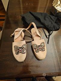 Sandali Twinset con applicazioni a farfalla n.39