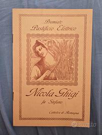 LOCANDINA ILLUSTRATA PASTIFICIO GHIGI DI ROMAGNA