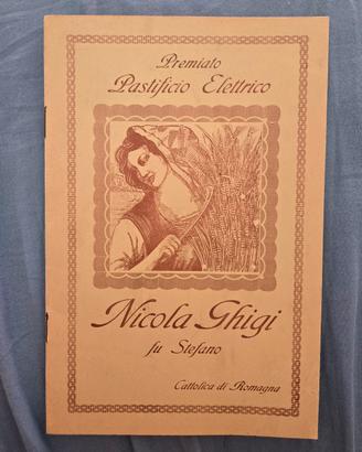 LOCANDINA ILLUSTRATA PASTIFICIO GHIGI DI ROMAGNA