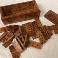 Set domino in radica di thuya marocchina