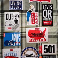 11 Adesivi LEVI'S anni'80 