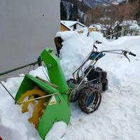 Turbina da neve per moticoltivatore