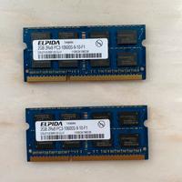 Ram 2x 2gb DDR3 PC 1600