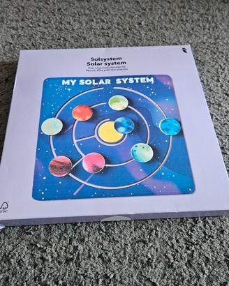 Sistema solare in legno