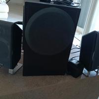 amplificatore subwoofer +casse