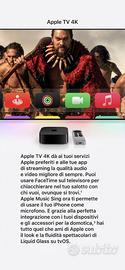 Apple TV 4K ultimo modello nuova garanzia