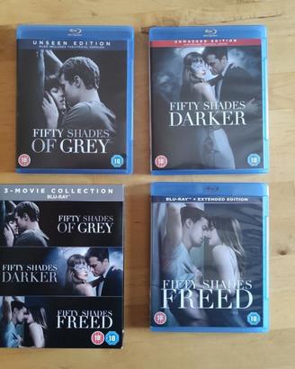 Trilogia Fifty Shades of Grey bluray -solo inglese