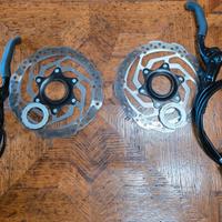 Impianto frenante a disco completo Shimano M355