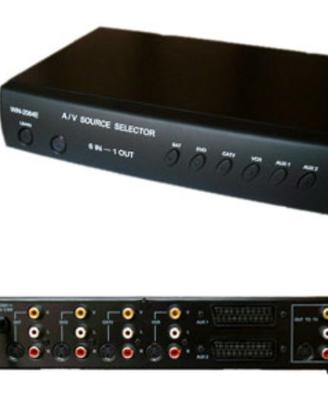 Centralina di commutazione Audio-Video  6 ingressi