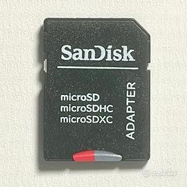 Scheda microSD SanDisk 256GB + adattatore SD