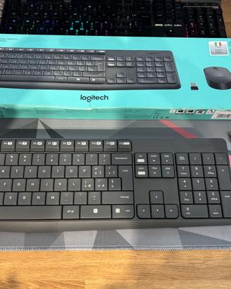 Tastiera e mouse wireless Logitech MK235