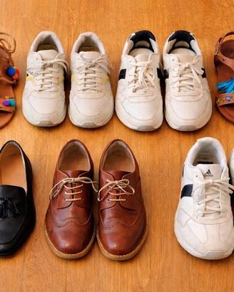 Lotto 7 paia scarpe (6 donna 39 + 1 uomo 45)