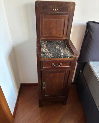 Comò con specchio e 2 comodini primi '900
