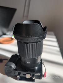 obiettivo sigma Sony e mount 16 mm F/1.4