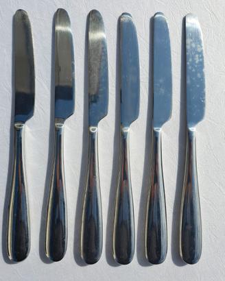 Posate #Stainless Steel Sei Coltelli
