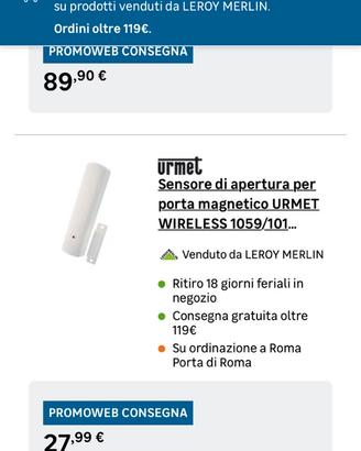 Antifurto urmet 1059 completo