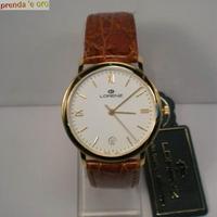 OROLOGIO LORENZ ORO MASSICCIO 18 KT CINTURINO COCC