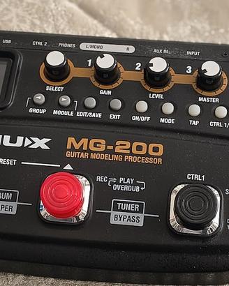 Pedaliera multieffetto chitarra NUX MG200