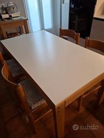 TAVOLO + 4 SEDIE da cucina Salvarani