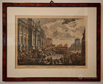 n. 4 stampe antiche - Vedute di Roma