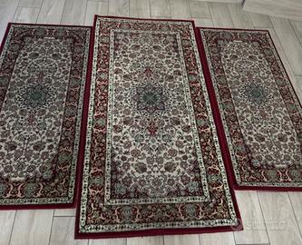 Set Tris di Tappeti Vintage Stile HEREKE