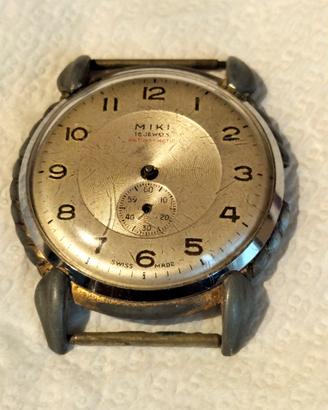 Orologio Miki swiss made anni 30-40 raro ricambi