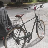 bicicletta stilizzata Militare cambio portapacchi