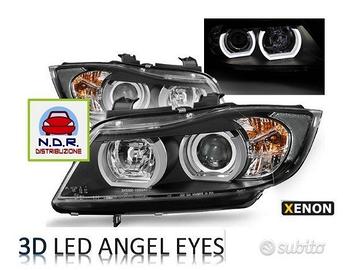 Fari bmw serie 3 e90 e91 xenon con led 3d angel