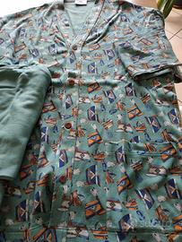 pigiama uomo verde acqua