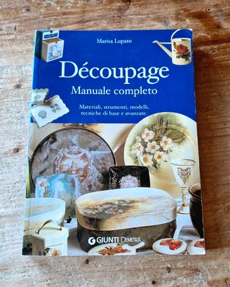 Libro manuale decoupage