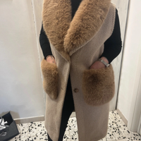 Smanicato tessuto cappotto