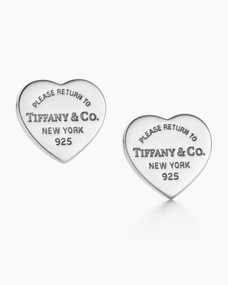 Orecchini TIFFANY Heart Tag in argento