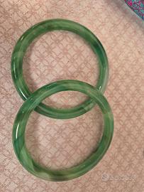 bracciale rigido in giada pura 