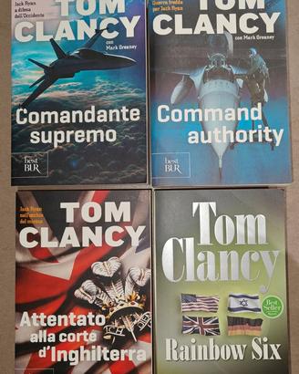 Lotto divisibile 4 Libri Tom Clancy BUR Rizzoli