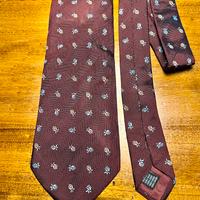 Cravatta marrone/rosso