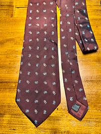 Cravatta marrone/rosso